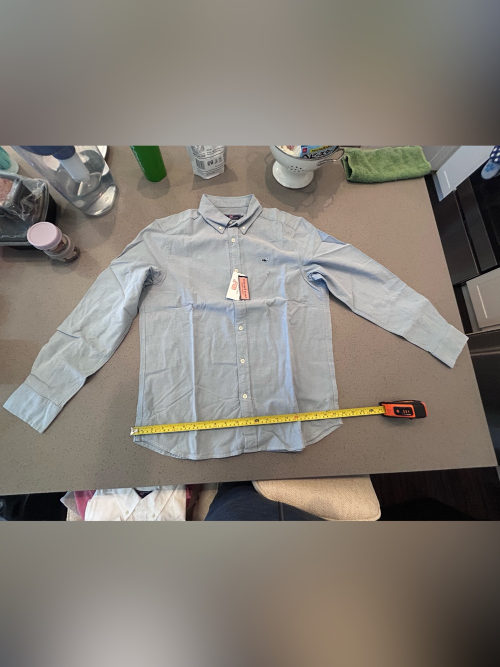 Vineyard Vines Light Blue Button-Down Dress Shirt